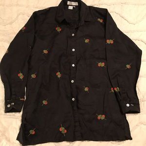 Casey Coleman 100% Linen Blouse